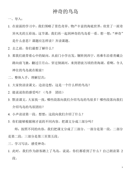神奇的鸟岛