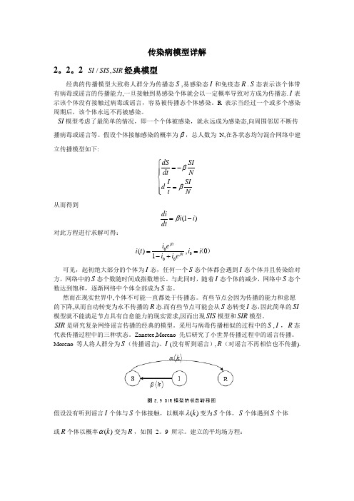 传染病的数学模型