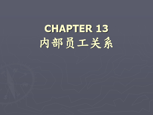 内部员工关系--定义内部员工关系PPT培训课件讲义