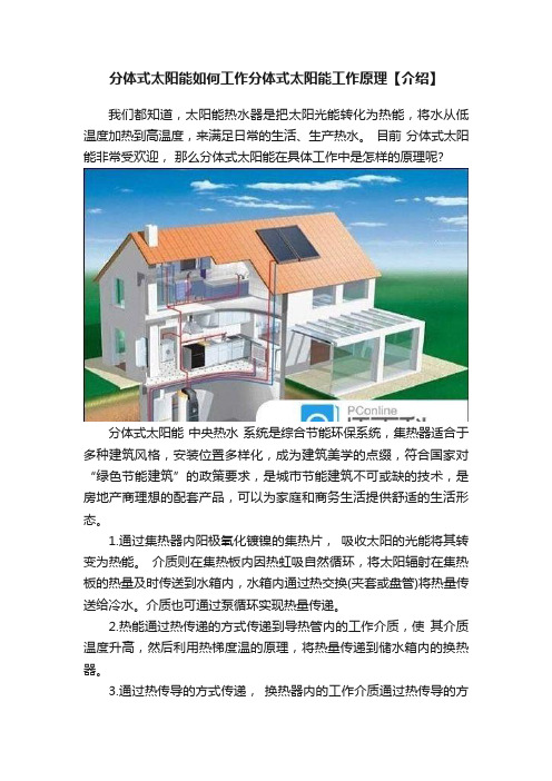 分体式太阳能如何工作分体式太阳能工作原理【介绍】