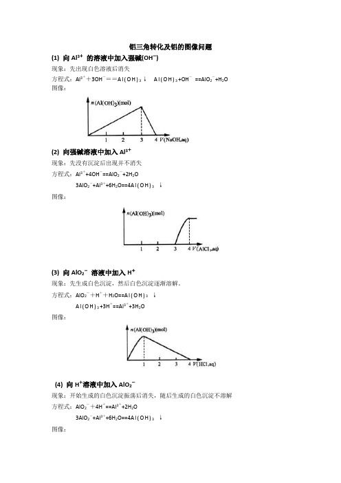 (完整版)铝三角及其铝图像问题