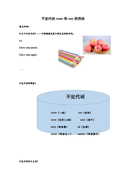 不定代词some和any的用法