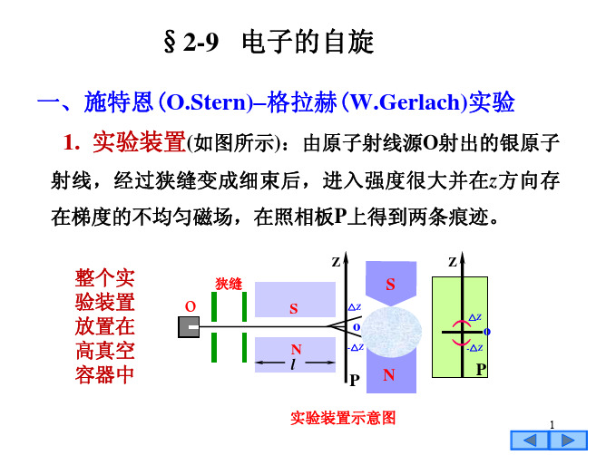 §2-9电子的自旋