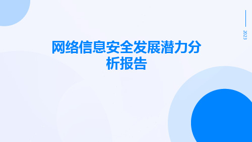 网络信息安全发展潜力分析报告ppt