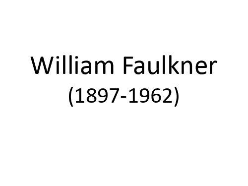 William Faulkner.ppt