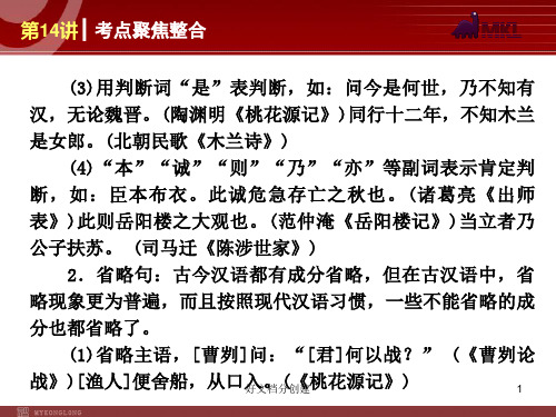 (最新修订)新课标初中语文教学课件：古诗文阅读_111-115