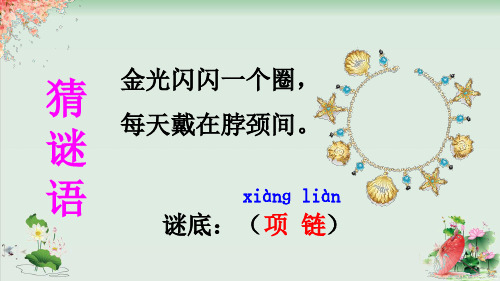 (部编版)小学语文一级上册《项链》PPT教学课件