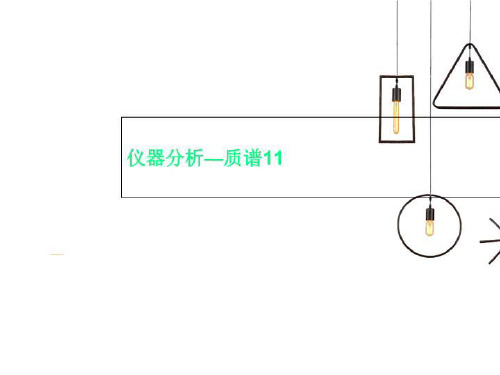 仪器分析—质谱11