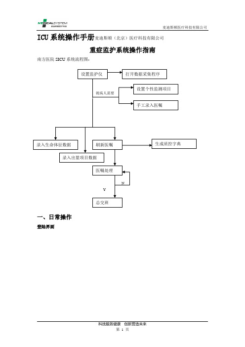 18-床边重症系统操作指南