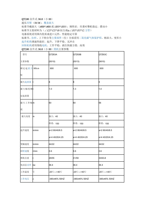 QTZ60自升式5610