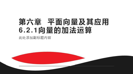 6.2.1向量的加法运算-【新教材】2020-2021学年人教A版(2019)高中数学必修第二册课件