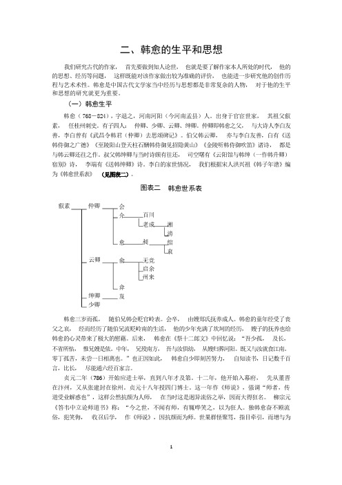 讲稿2：韩愈的生平和思想