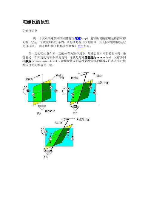 陀螺仪原理与惯性导航