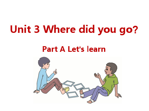 小学六年级英语下册(人教版PEP) Unit3  Where did you go_ Part A Let's learn课件