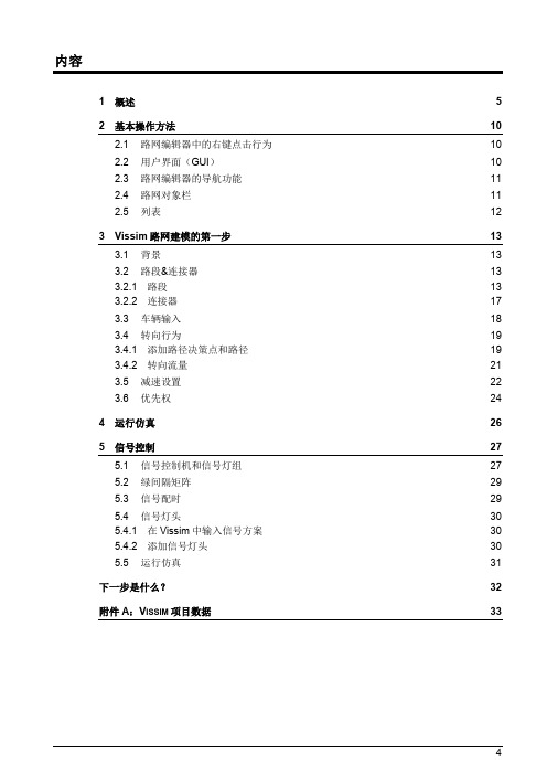 Vissim教程 - First Steps CN入门必学