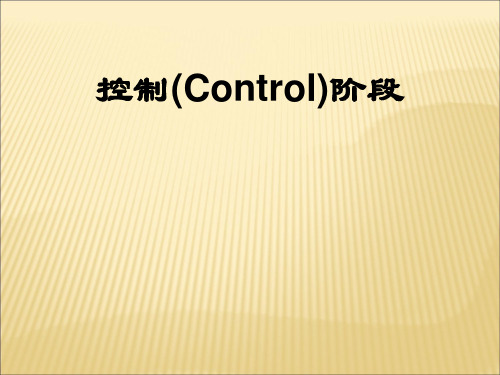 西格玛教材4034Unit6控制63标准化课件