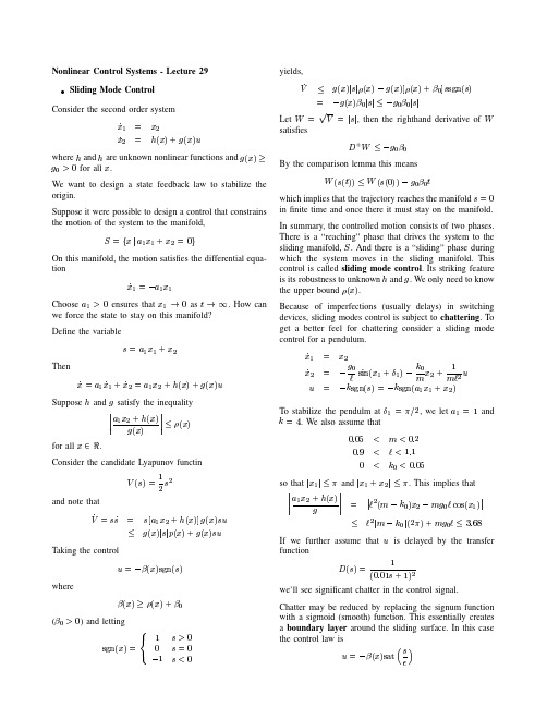 lecture-29 sliding mode control