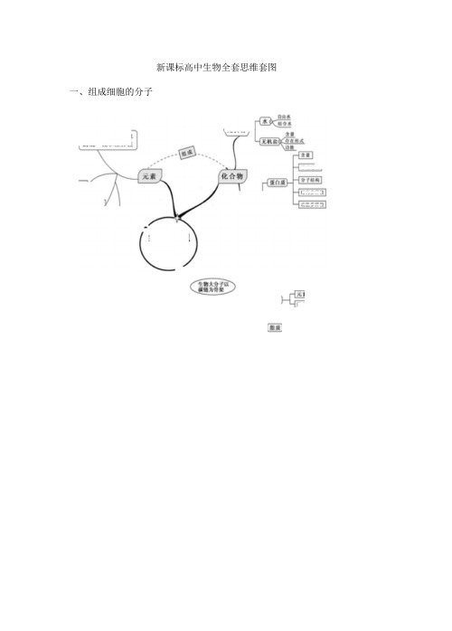 新课标高中生物全套思维导图