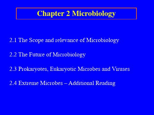 chapter 2 Microbiology