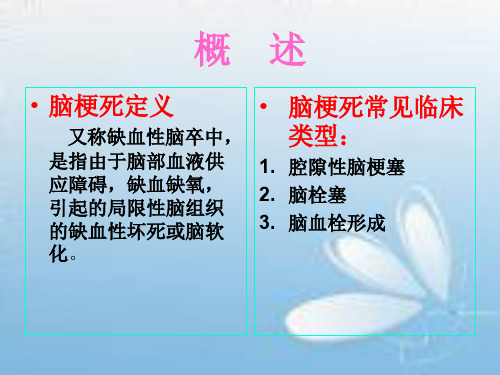 医学课件脑梗塞的病情观察