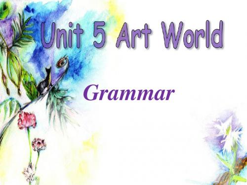 牛津译林版英语9A Unit5 Grammar课件(共22张PPT)