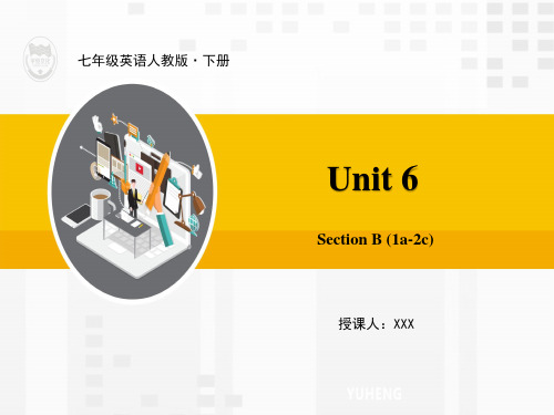 Unit6 第3课时 Section B (1a-2c)