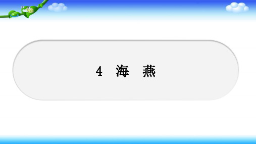 人教部编版九年级语文下册   4 海 燕 同步课件