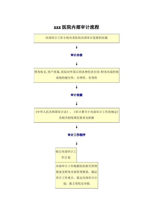 医院院内部审计流程