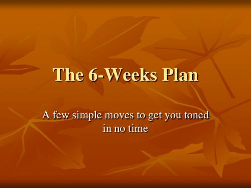 six-week-exercise-plan-presentation