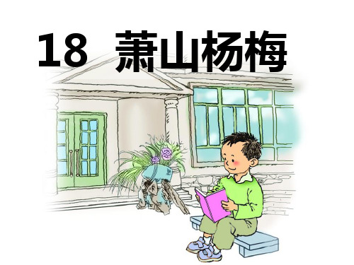 18《萧山杨梅》