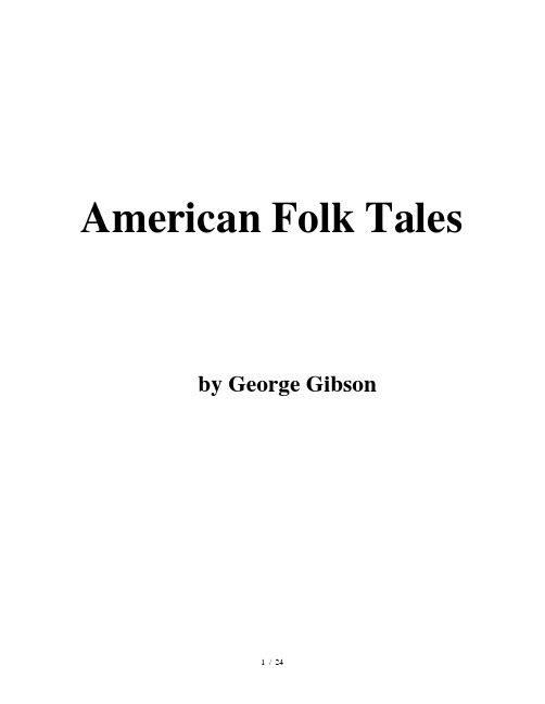 【1】3 American Folk Tales 美国传奇故事