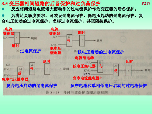 继电保护变压器后备保护讲解