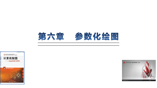 计算机制图AutoCAD 2018教学课件第六章  参数化绘图