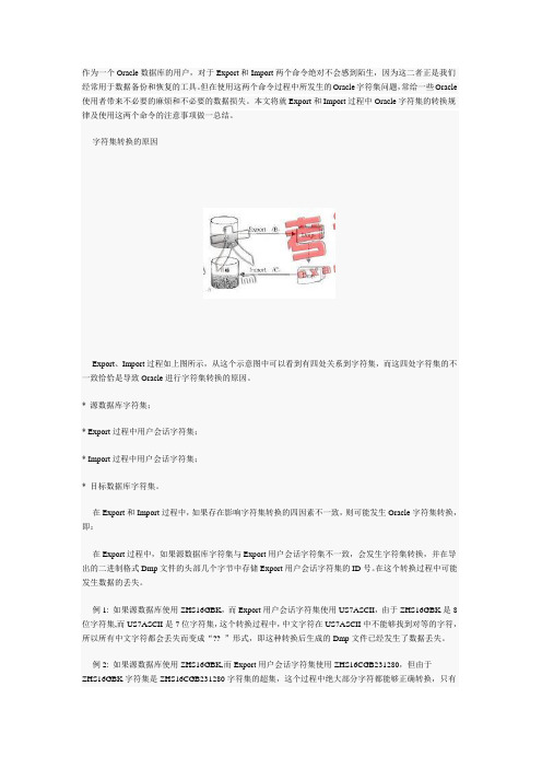 Oracle数据库字符集转换规律全面剖析