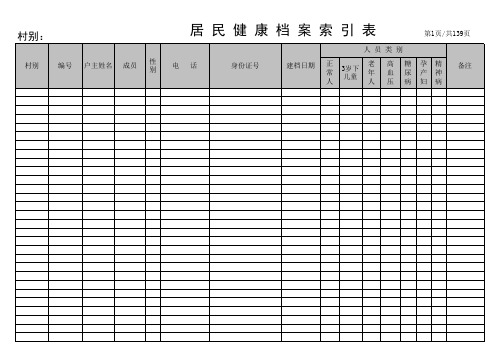 居民健康档案索引表2.xls