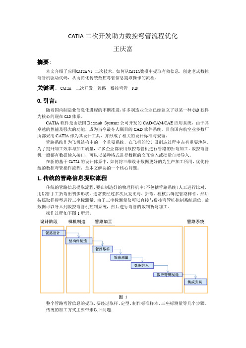 CATIA二次开发技术在数控弯管流程优化中的应用