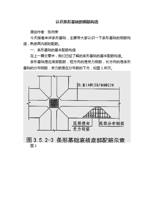 认识条形基础的钢筋构造