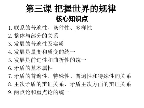 统编教材哲学第三课复习 (2)