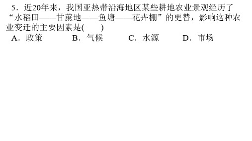 农业地域类型