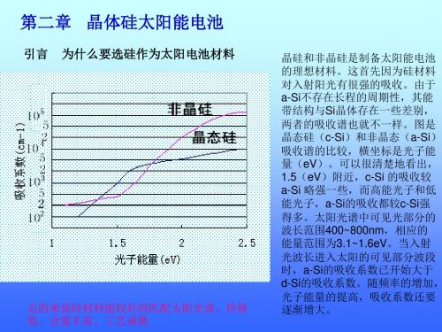 第二章-晶体硅太阳能电池