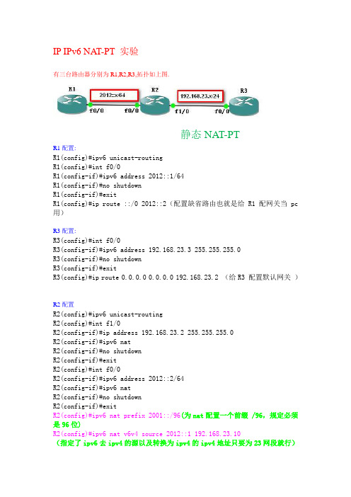 IPv6_NAT-PT