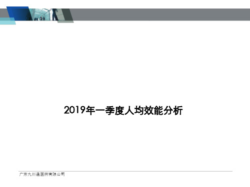 【精品】最新人均效能分析报告【】