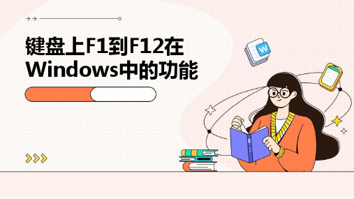 键盘上F1到F12在Win