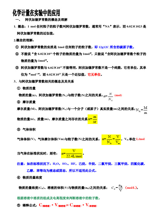 阿伏伽德罗常数(打印)