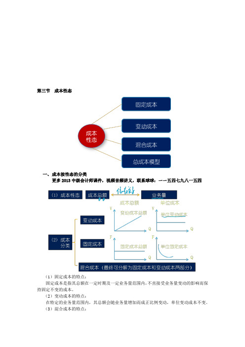 2013年中级会计师 中级财务管理 基础班 讲义 课件 视频 音频