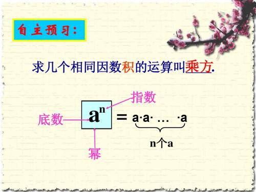 8.1同底数幂的乘法