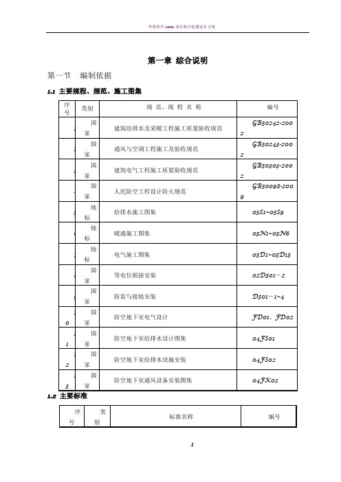 机电预留预埋施工方案43576