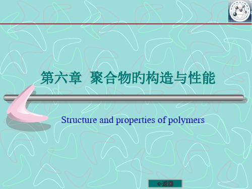 第六章聚合物的结构与性能