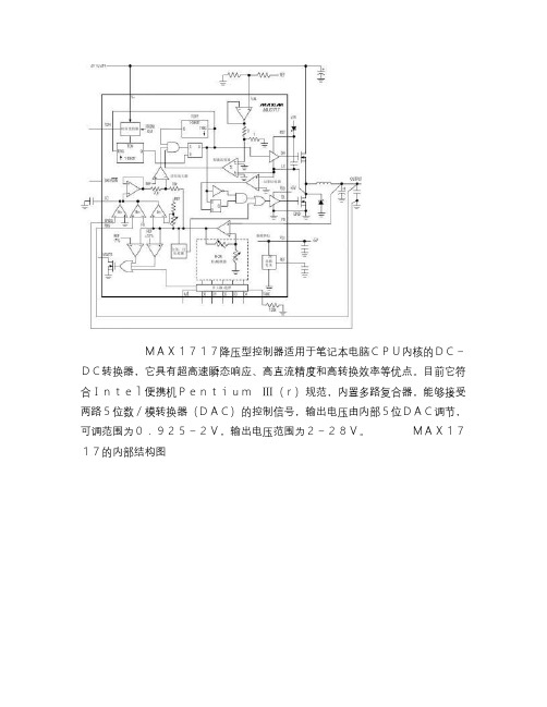 MAX1717笔记本电脑CPU供电控制芯片.