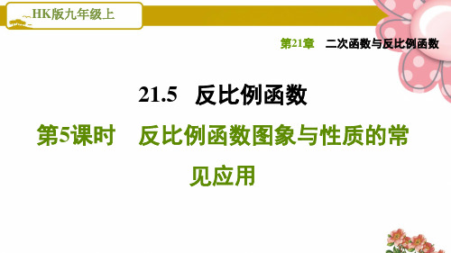 《反比例函数图象与性质的常见应用》PPT课件